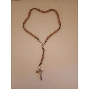 Handmade Olive Eco Wood Rosary